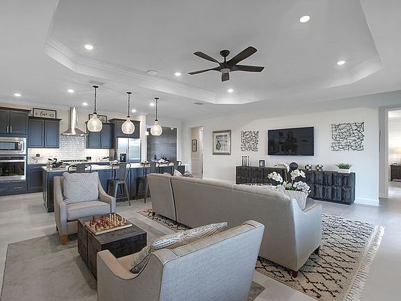 Great Room to Kitchen Wellington Floor Plan On Top of the World Communities Ashford Neighborhood