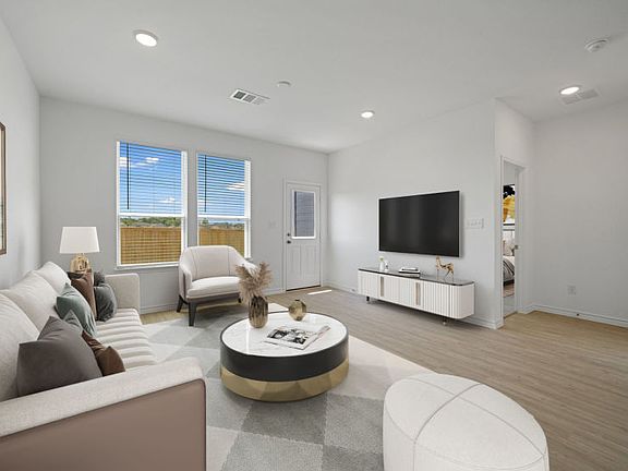 Virtually Staged Living Room