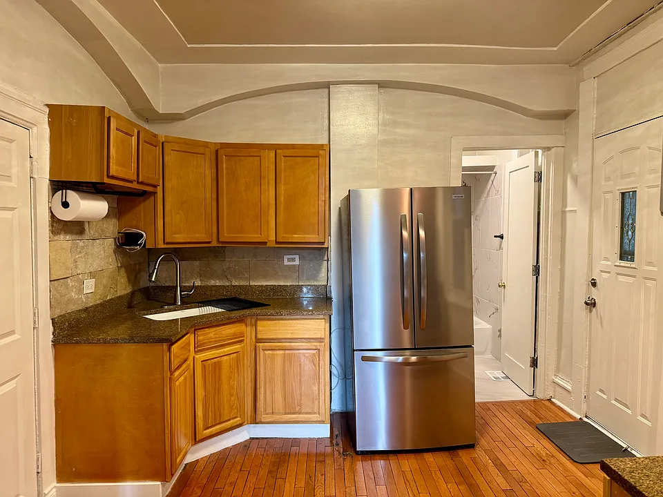 New faucets, new refrigerator, and new microwave