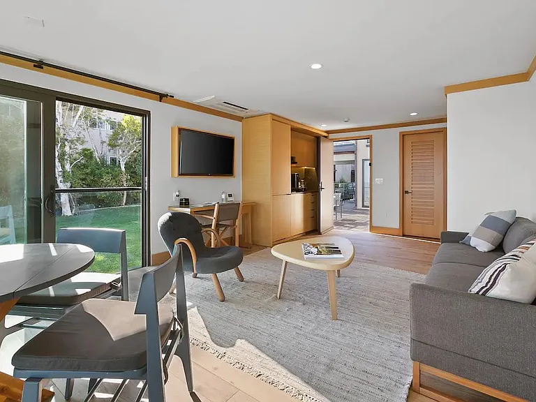 A spacious living room with an abundance of seating for all