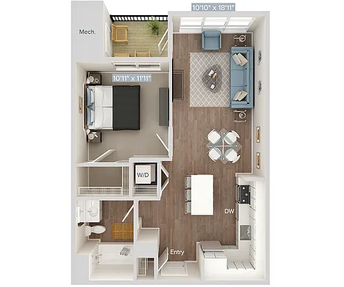 Floor plan AM1-1