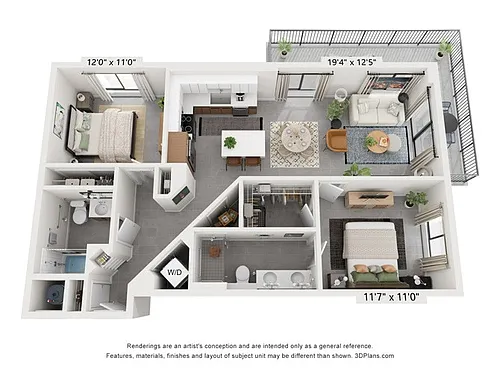 Floor plan B3