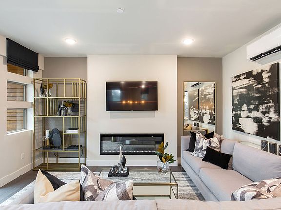 Gathering room with optional fireplace