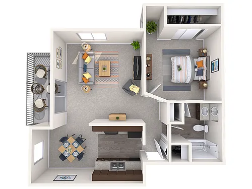 Floor plan Standard Soho