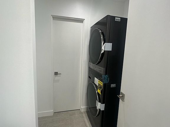 Brad new washer and dryer in unit