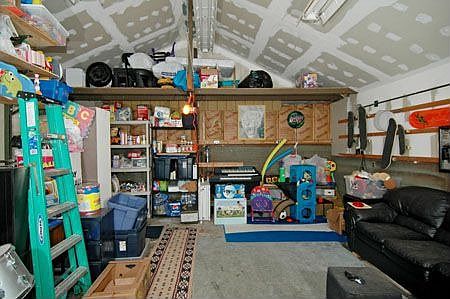 Use this room as a Mechanic's shop or additional living area