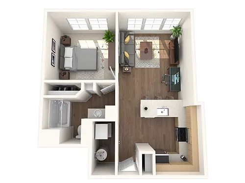Floor plan A1-W