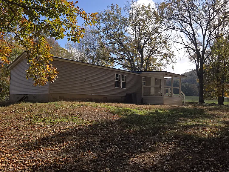 Rear View and back yard