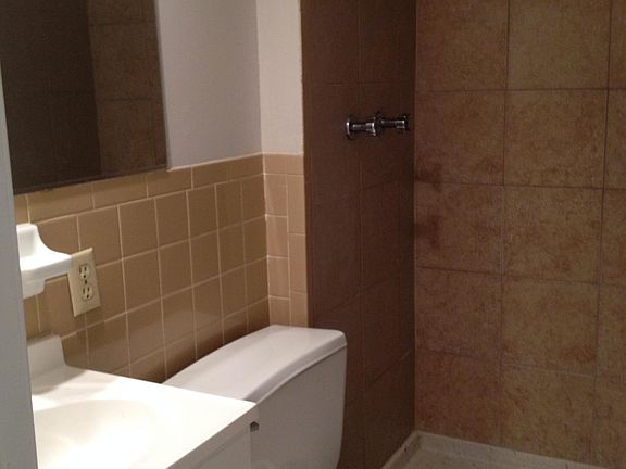 The downstairs' bathroom