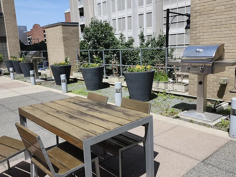 Patio with grills
