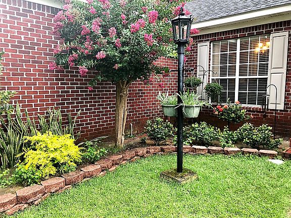 Gas Lantern in Front Yard