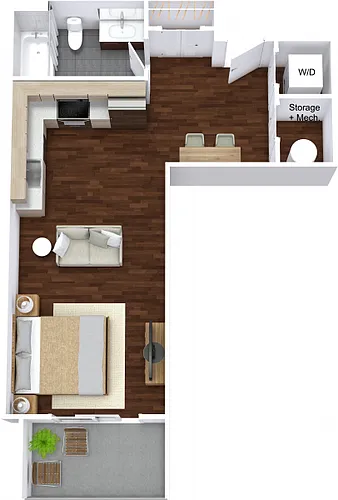 Floor plan S1 Studio South