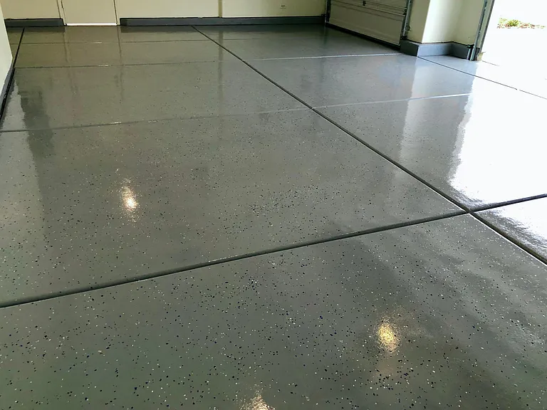 Epoxy sealed floors.
