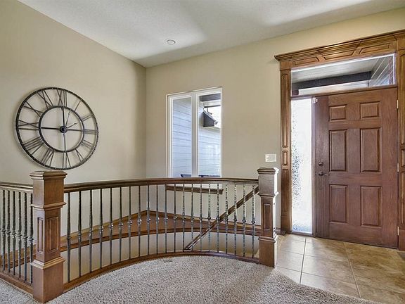 Foyer with Spiral Staircase