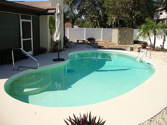 Inground Pool, Newer Vinyl Fence