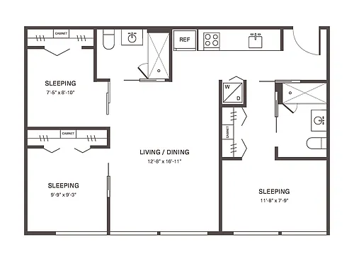 Floor plan XL1