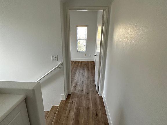 Hallway looking into second bedroom