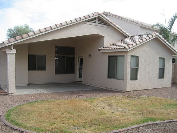 Fenced back yard in Phoenix az