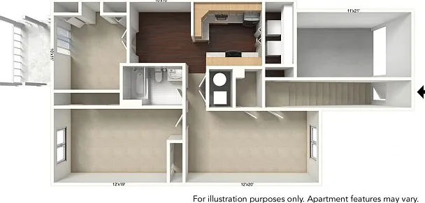 2 Bed 2 Bath with Garage 2 Bed 2 Bath with Garage