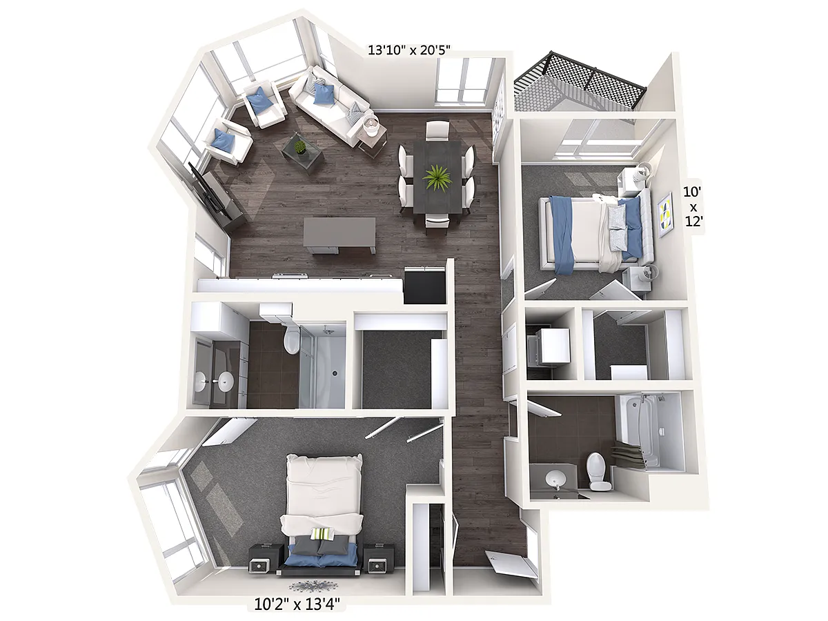 Floor plan B7_1075