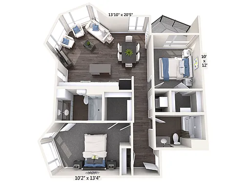 Floor plan B7_1075