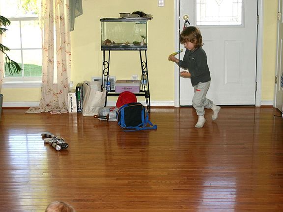 Bruce Hardwood floors in Gr/hallways/and master bed