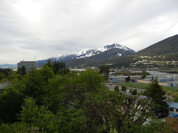 view south from deck