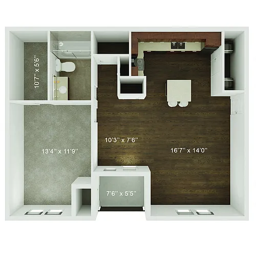 Floor plan Wilshire