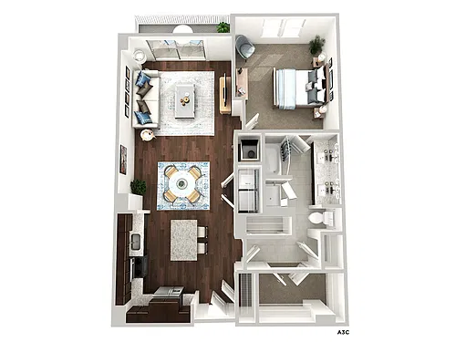 Floor plan A3.c ( Skyline )