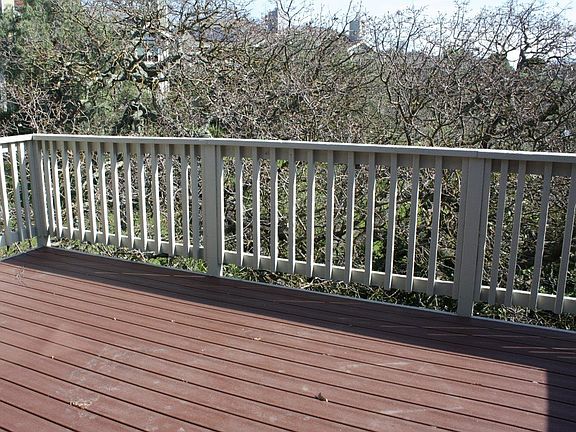 Big back deck with views