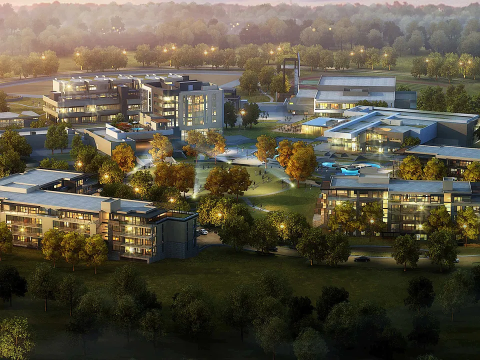 View Of The Village's New Entertainment District