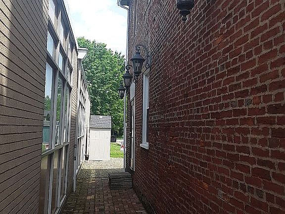 Brick Sidewalk to Back Yard