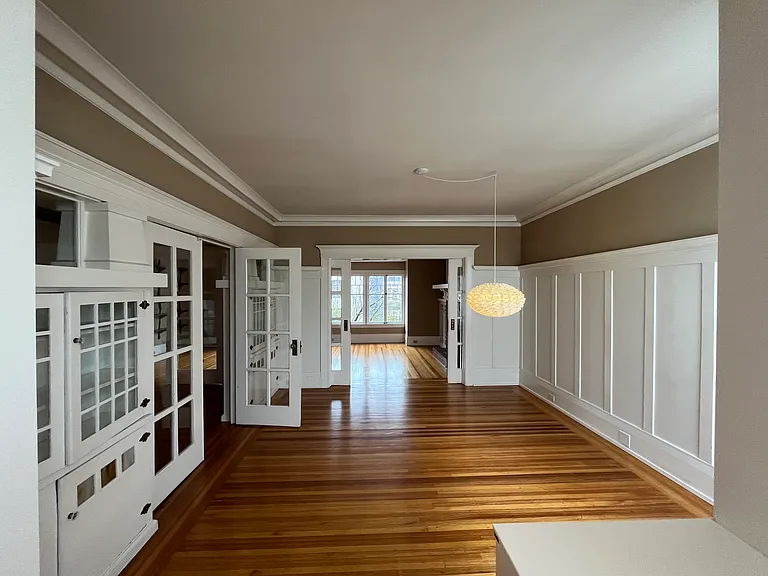 Dining room with built in cabinets 14 1/2 ft x 12 ft
