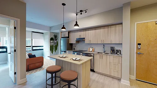 Floor plan 2 Bedroom 2 Bed 1 Bath 3