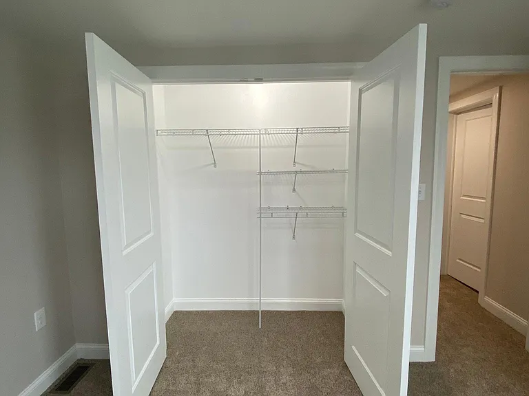Closet with shelving