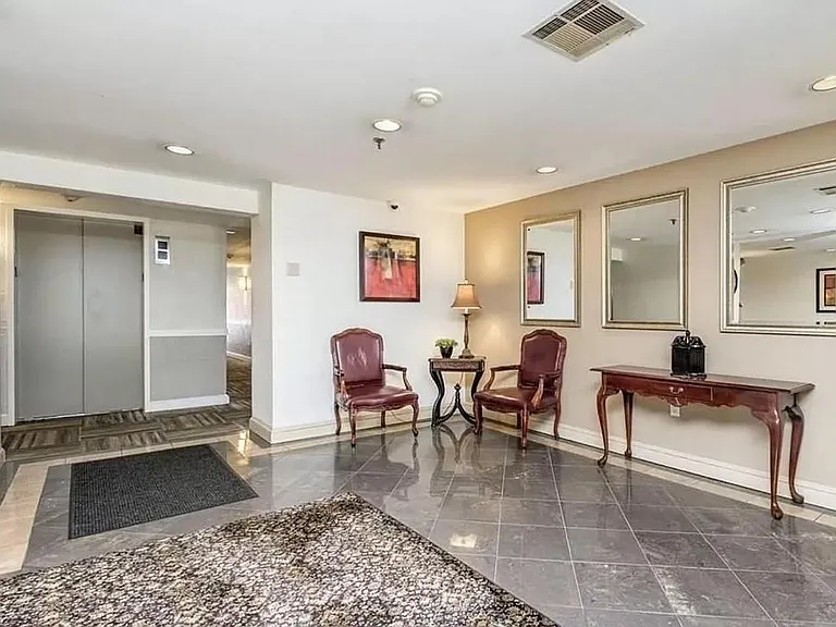 Lobby and elevators