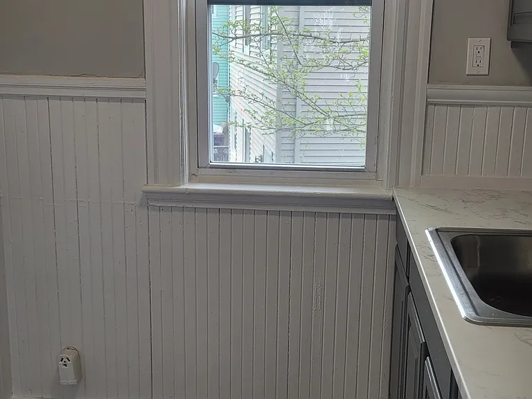 Separate pantry area with window for