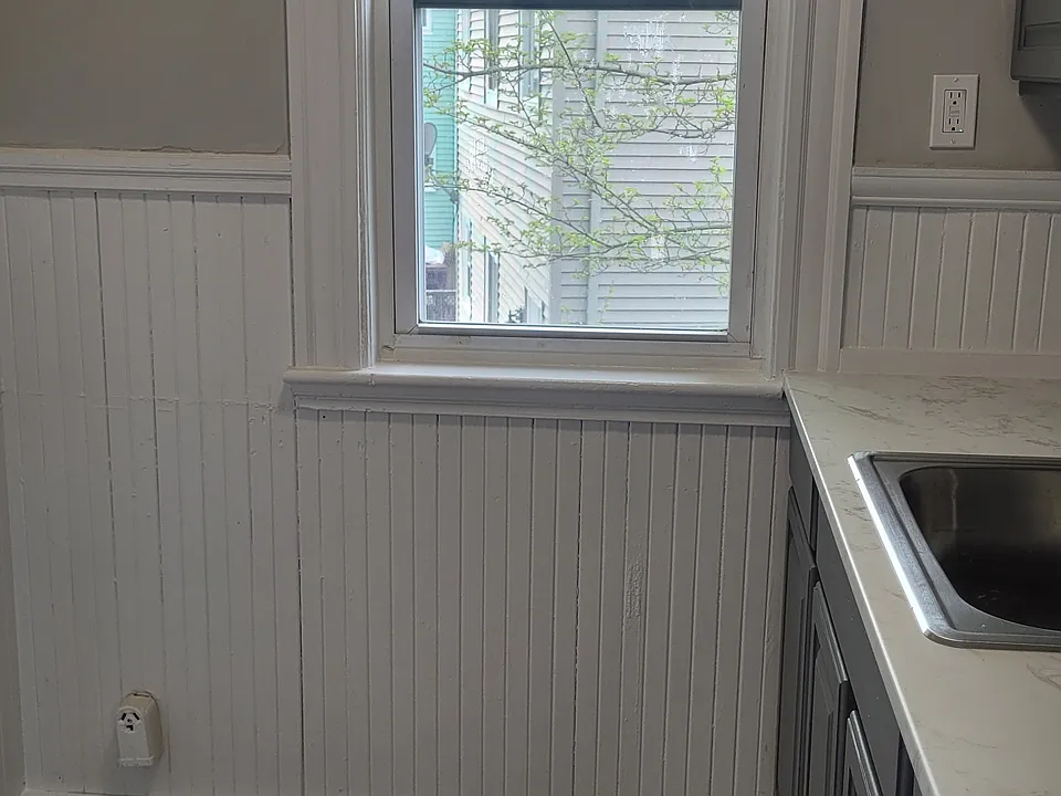 Separate pantry area with window for