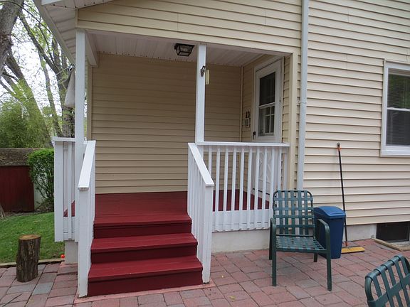 Rear covered porch