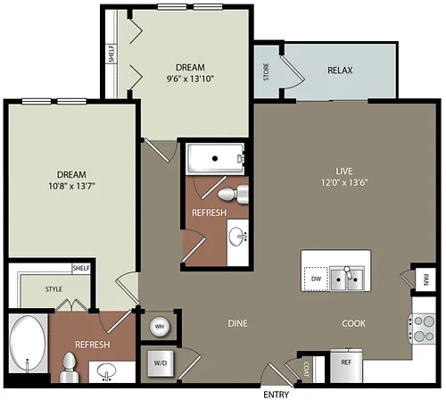 Floor plan B1