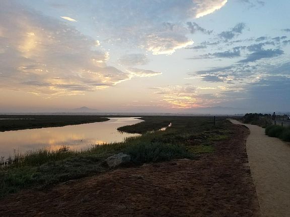 Walk path early morning