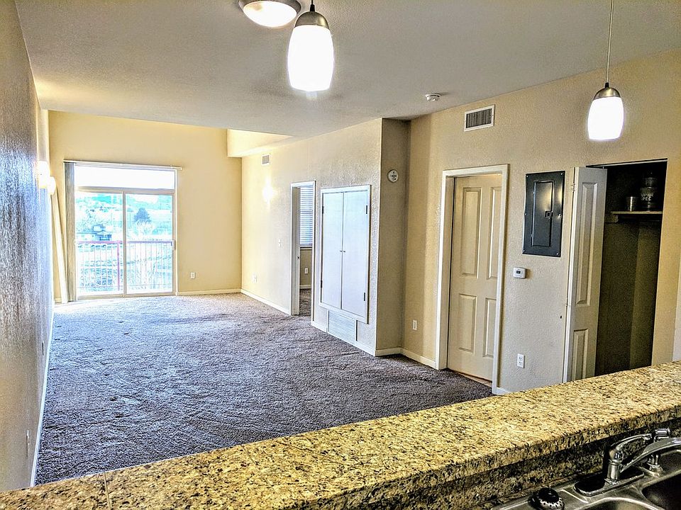 Kitchen View into Living Area