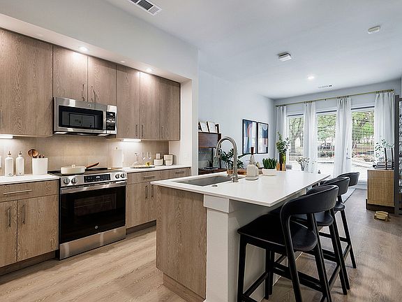 Modern materials and clean layout