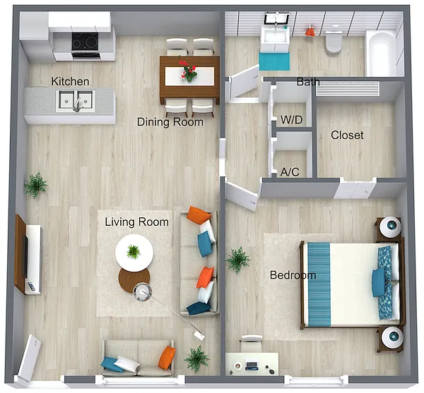 Floor plan Renovated