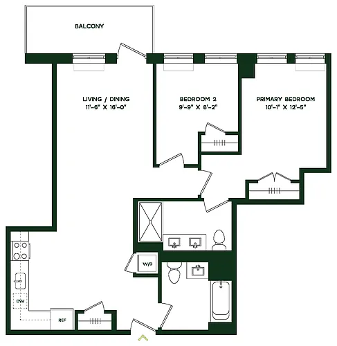 Floor plan B2W