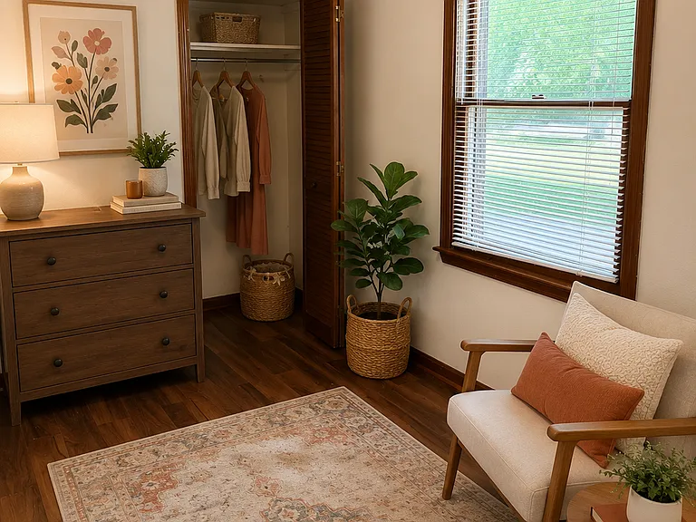 2nd bedroom 
Virtually staged.