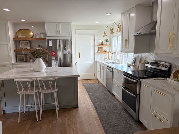 Open concept kitchen