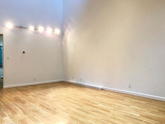 High ceiling living room