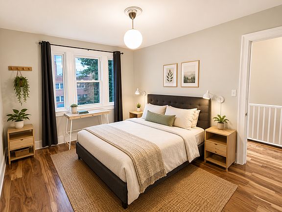 Top floor front bedroom.