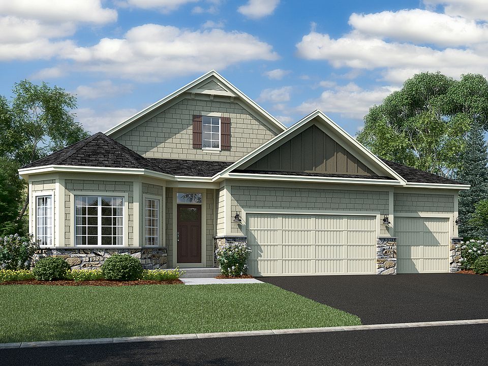Graystone Elevation C - Stone 3-Car